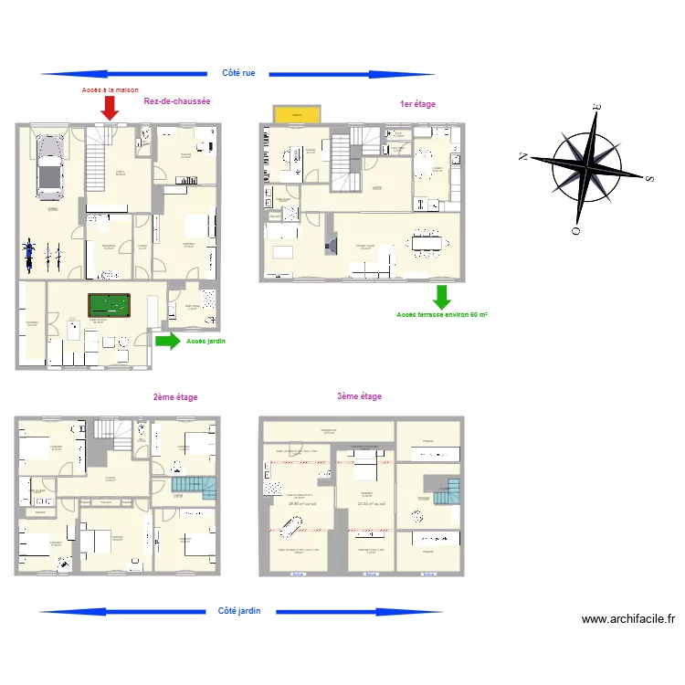 Plan Albert 1er. Plan de 