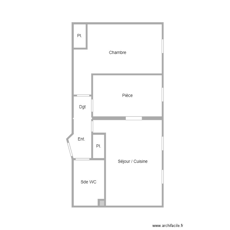 FRANCHOT CHOISY. Plan de 0 pièce et 0 m2