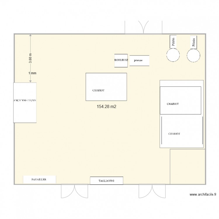 PAIN BECK. Plan de 0 pièce et 0 m2