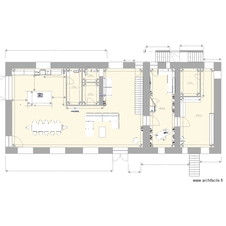 Coublevie projet 1 meublé. Plan de 0 pièce et 0 m2