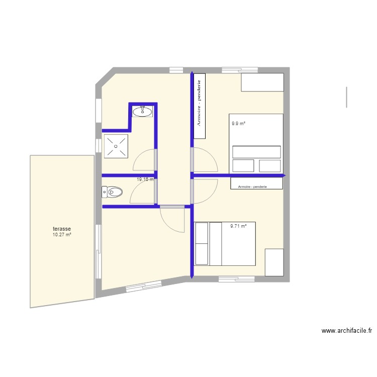 etage plan maison 2019. Plan de 0 pièce et 0 m2