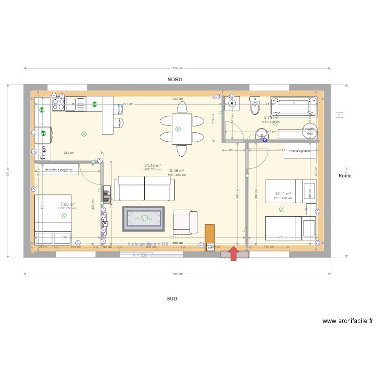 Ecurie RDC Pinceloup Option4. Plan de 0 pièce et 0 m2