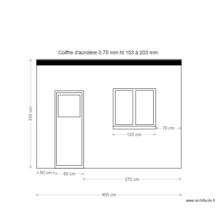 Plan façade arrière PCMI5. Plan de 0 pièce et 0 m2