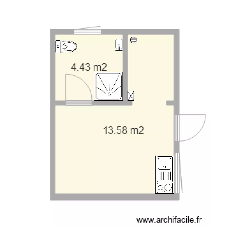 abri amenagement. Plan de 