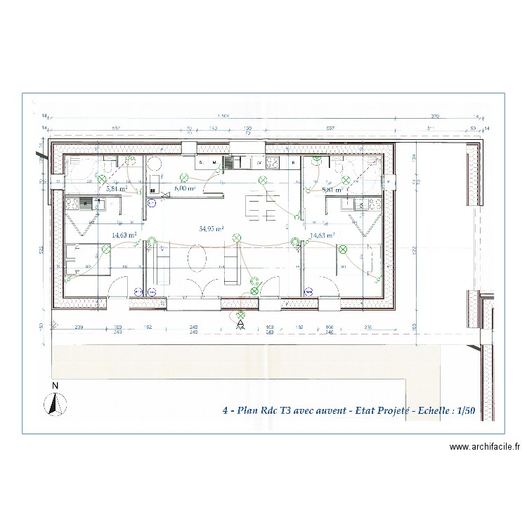 ECL PORTES. Plan de 0 pièce et 0 m2