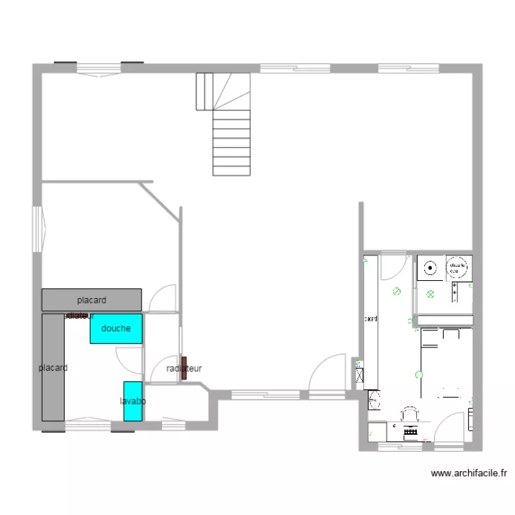 MAISON RDC 2016. Plan de 