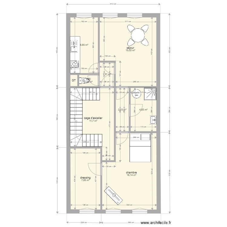 7 palud. Plan de 0 pièce et 0 m2