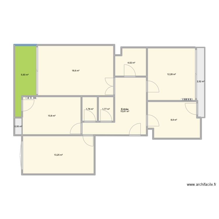 APPARTEMENT . Plan de 0 pièce et 0 m2