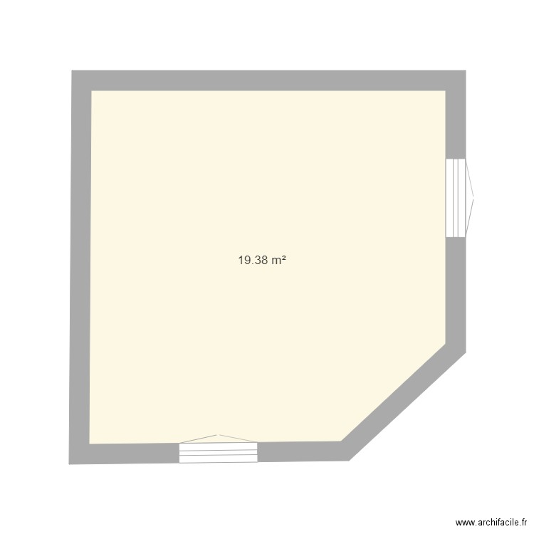 abri jardin. Plan de 0 pièce et 0 m2