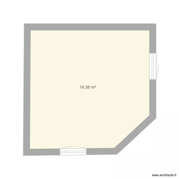 abri jardin. Plan de 