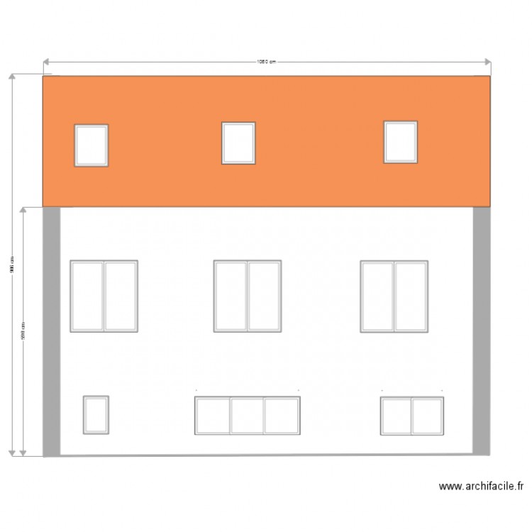 facade PC5. Plan de 0 pièce et 0 m2