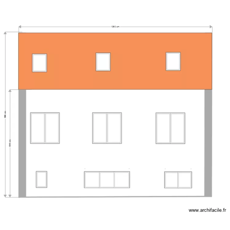 facade PC5. Plan de facade PC5. Plan de