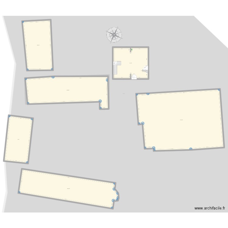 Le Puits Etage. Plan de 18 pièces et 1692 m2
