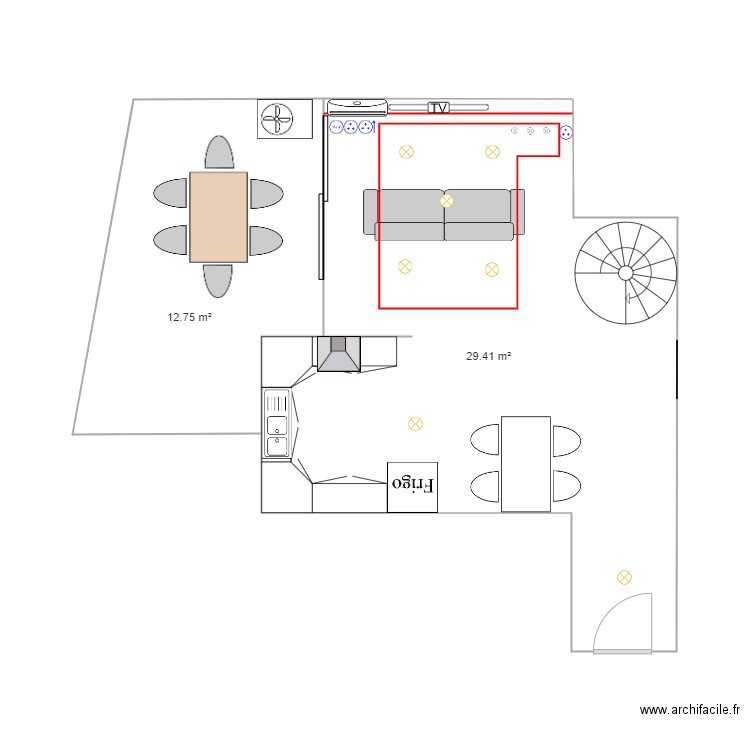  MAISON. Plan de 0 pièce et 0 m2