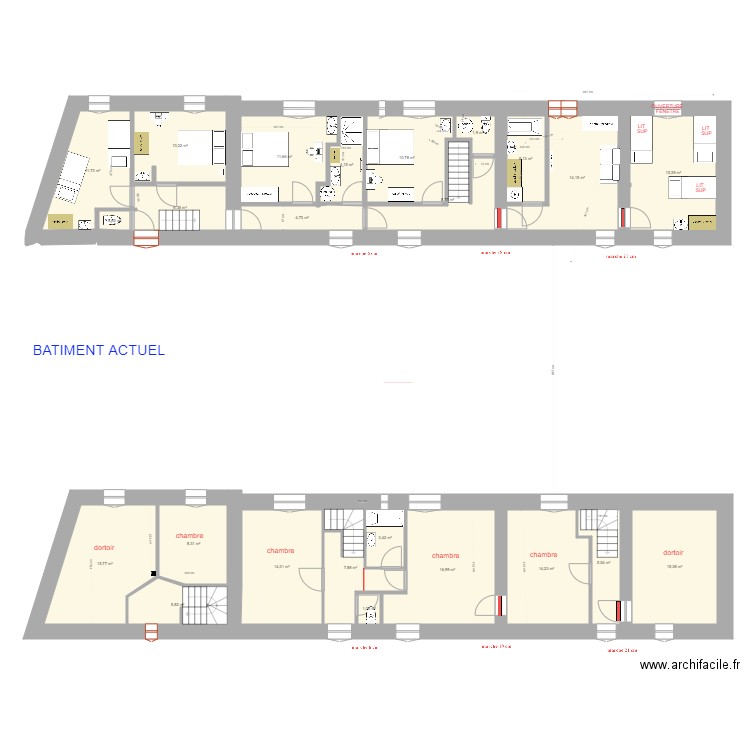 1 ETAGE 19 04. Plan de 0 pièce et 0 m2