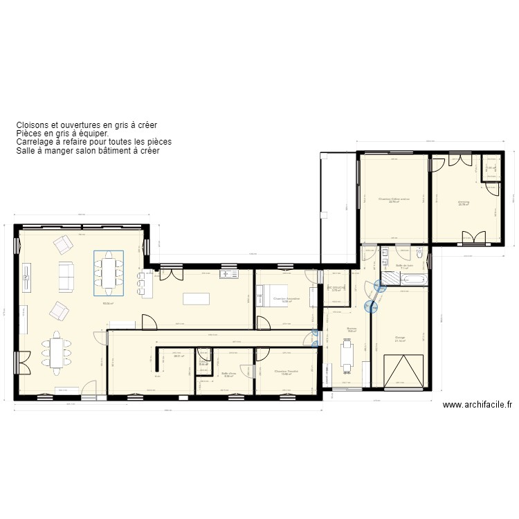 16 greleterie 2 eme projet v2. Plan de 0 pièce et 0 m2