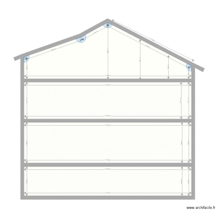 corcieux vue de coupe apres. Plan de 0 pièce et 0 m2