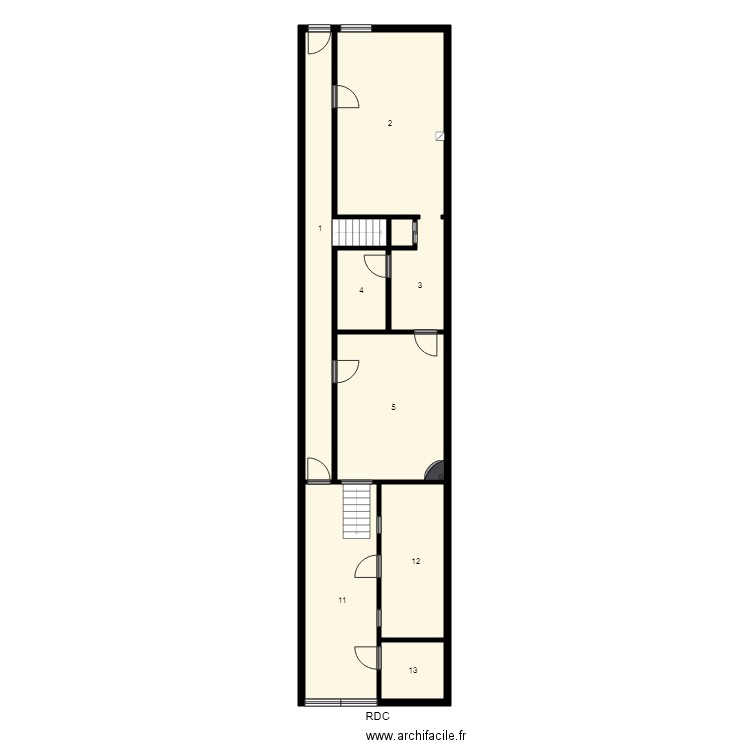 195073 Succession PAILLOT. Plan de 0 pièce et 0 m2