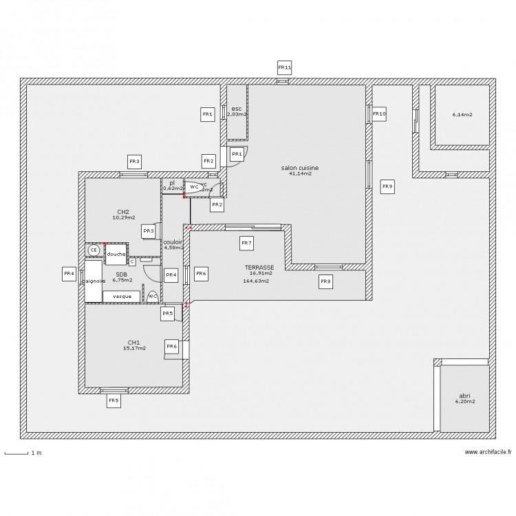 RDCV6-ext . Plan de 0 pièce et 0 m2