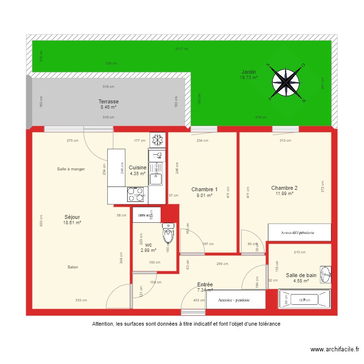 BI 4143 coté . Plan de 0 pièce et 0 m2