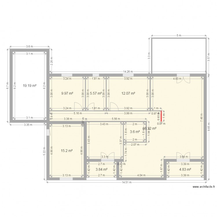 saint hilaire 6. Plan de 0 pièce et 0 m2