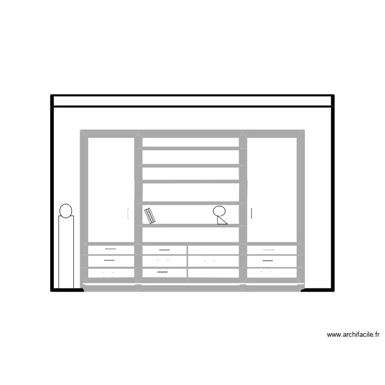 Anatole biblioth&egrave;que 9. Plan de 