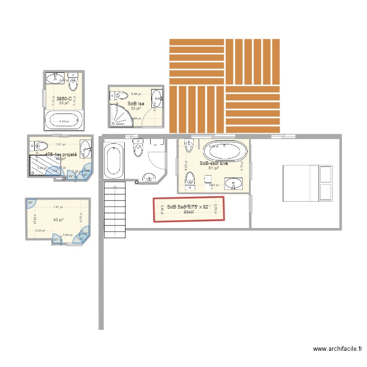 475 vs Isa. Plan de 0 pièce et 0 m2
