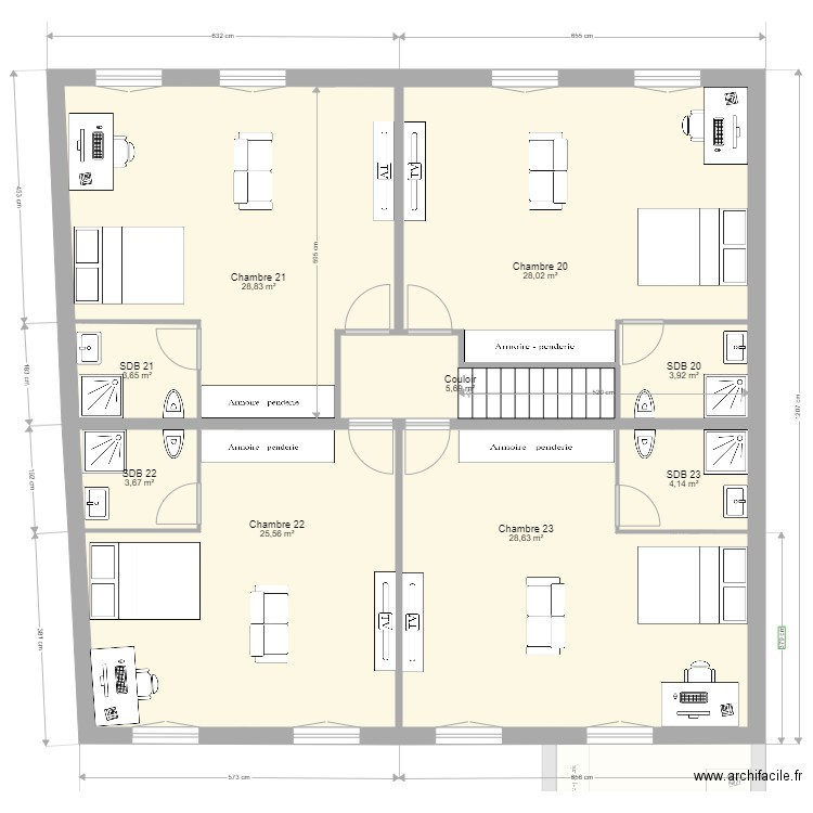 Plan RT2012 Cusset. Plan de 0 pièce et 0 m2