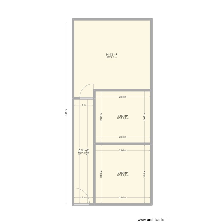 2 P Cap ESTEREL. Plan de 0 pièce et 0 m2