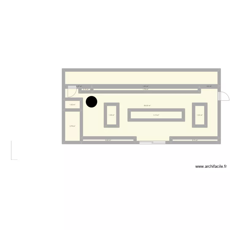 Loui Delhaize. Plan de 