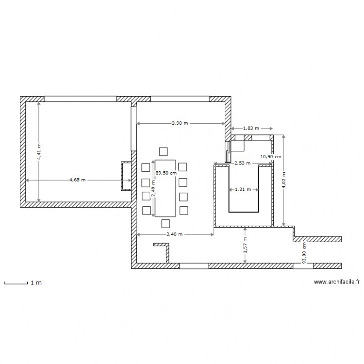 de cacqueray cuisine. Plan de 0 pièce et 0 m2