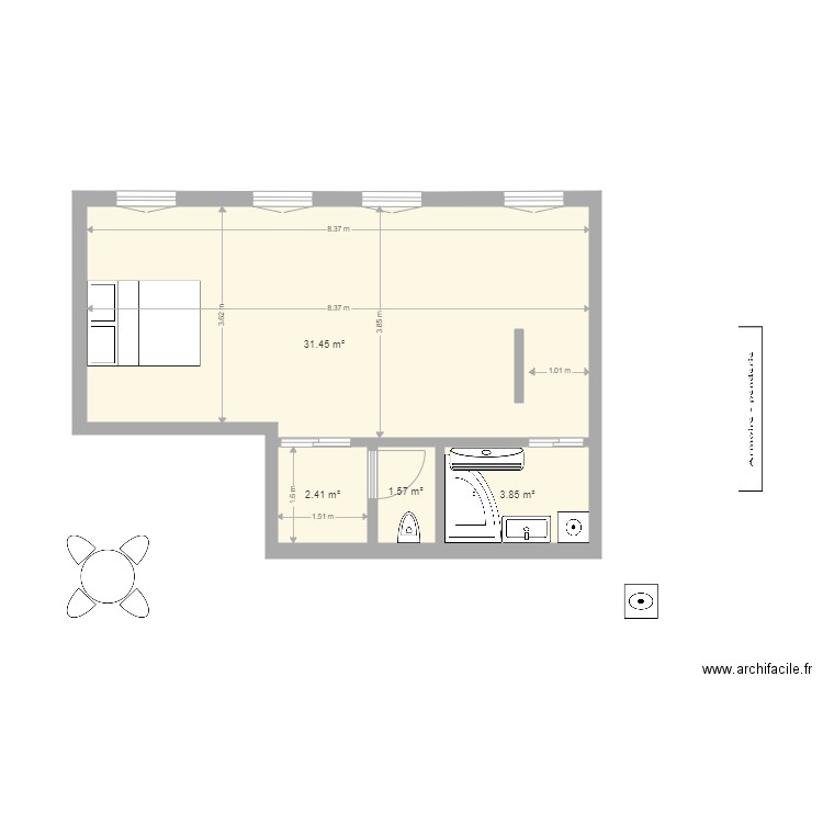 Paris monge15 def. Plan de 0 pièce et 0 m2