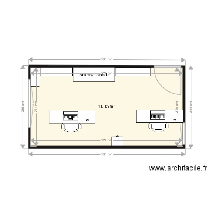 Bureau 411 2016 version 1. Plan de 0 pièce et 0 m2