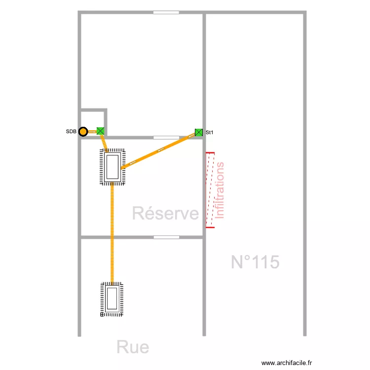 AV Houba de Strooper 115. Plan de 