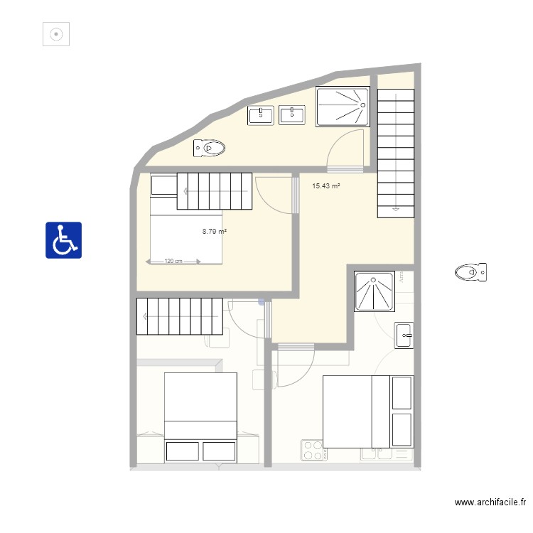 BERGERIE PROJET 1. Plan de 0 pièce et 0 m2