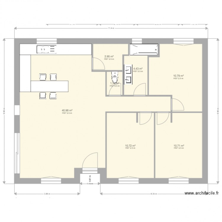 Aubossu. Plan de 0 pièce et 0 m2