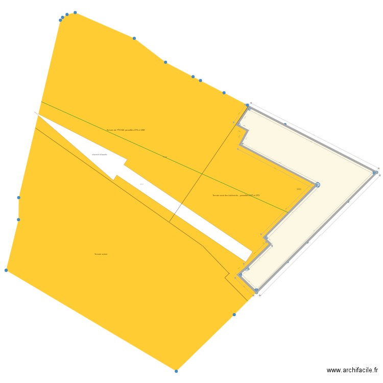 plan chemin. Plan de 0 pièce et 0 m2