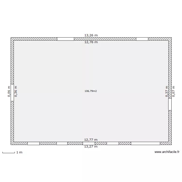 maison vincey. Plan de 