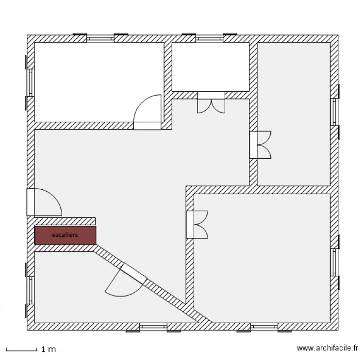 projet 1 étage 1. Plan de 0 pièce et 0 m2