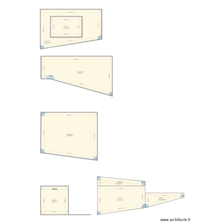 midi nadir. Plan de 0 pièce et 0 m2
