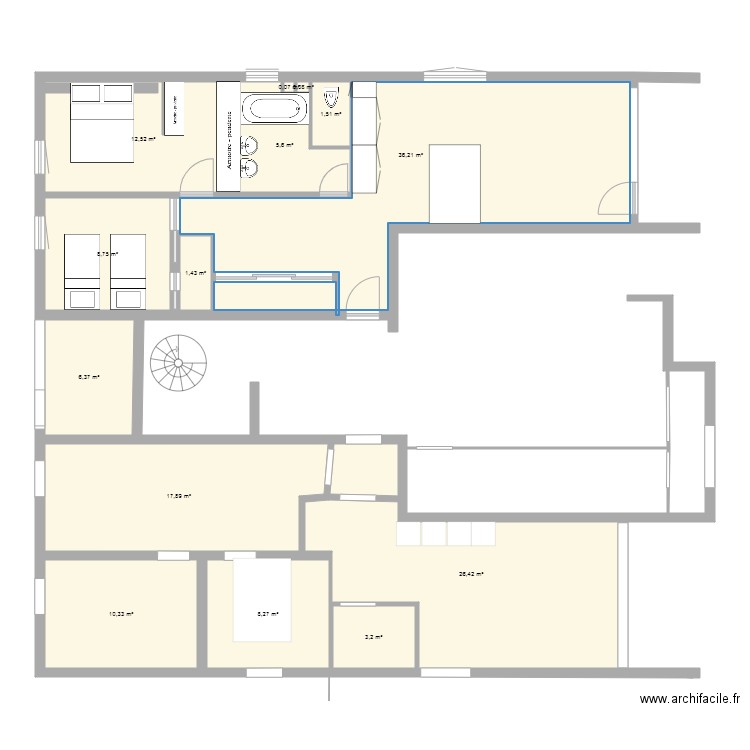 BERLICANT 38 VLBG modifié. Plan de 0 pièce et 0 m2