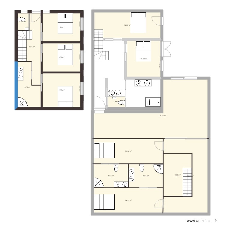 Imprimerie. Plan de 0 pièce et 0 m2