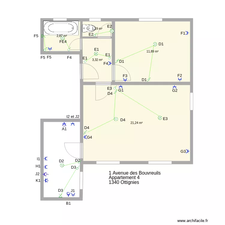isabelle ottignie plan. Plan de 