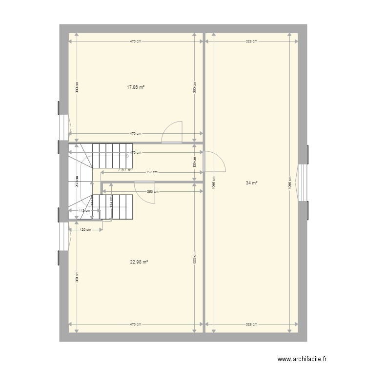 floorplan upstairs after. Plan de 0 pièce et 0 m2