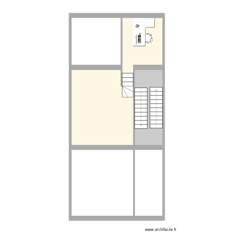 Banning Entresol Rez  Rez 1 NOUVEAU. Plan de 0 pièce et 0 m2