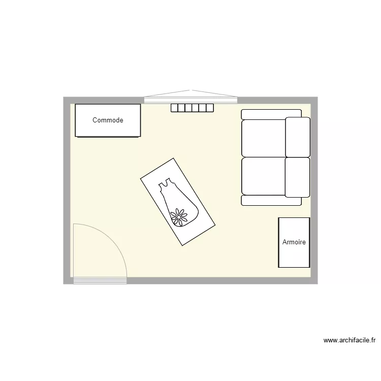 Chambre b&eacute;b&eacute; 2. Plan de 