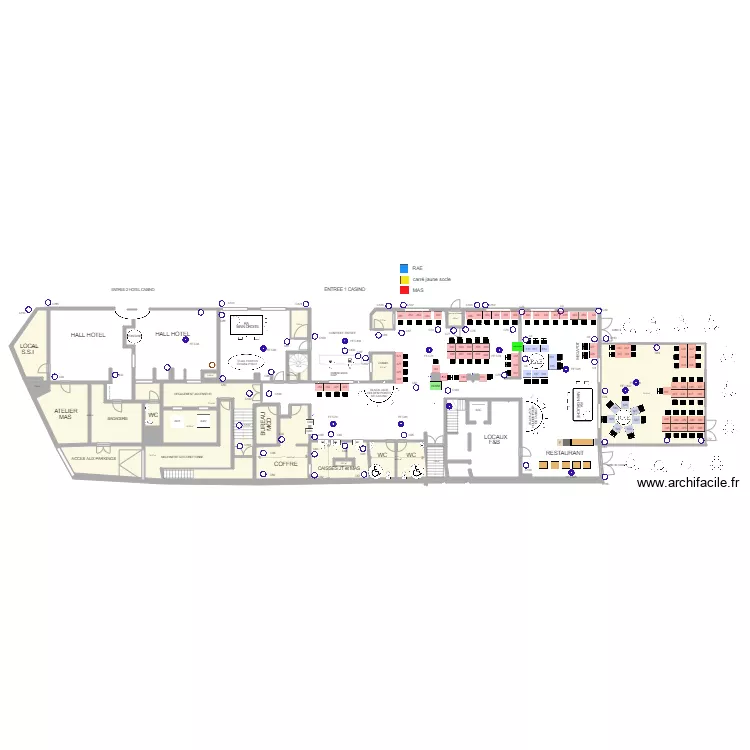 OPTION Texas Plan de salle RDC Novembre 2019. Plan de 
