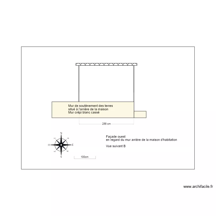 plan orangeraie face sud1. Plan de plan orangeraie face sud1. Plan de