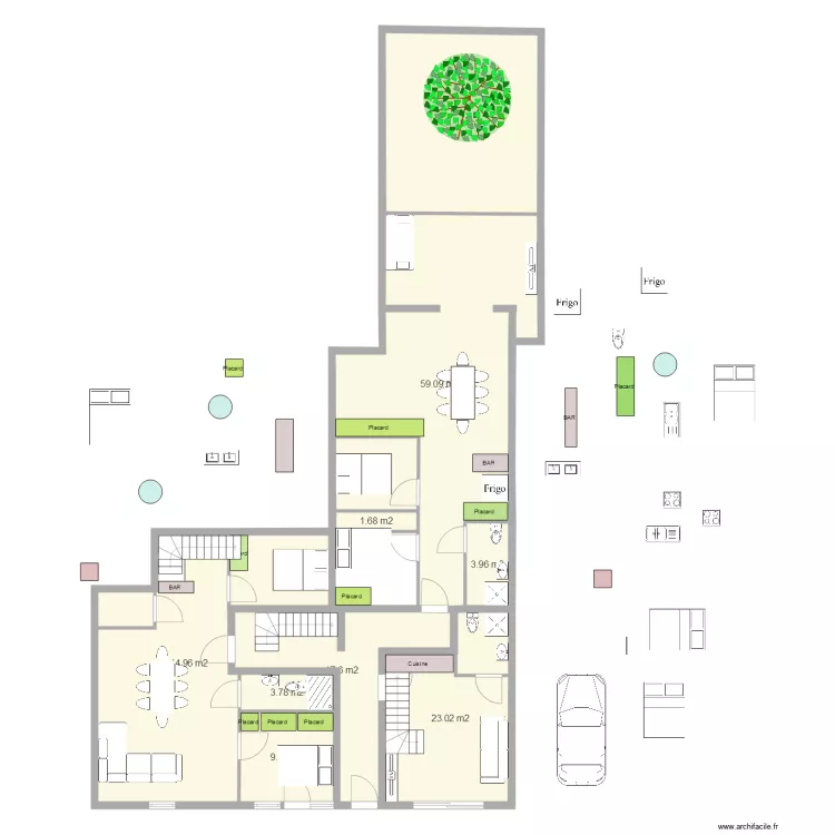 RDC La Guerche OK. Plan de 