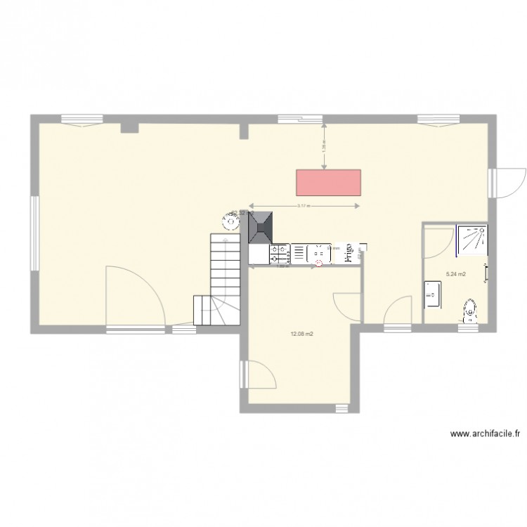 Grange 2016 RDC. Plan de 0 pièce et 0 m2